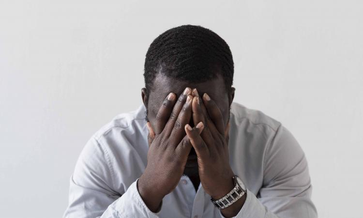 Image by <a href="https://www.freepik.com/free-photo/front-view-sad-arfo-american-man_6412302.htm#query=black%20men%20s%20mental%20health&position=7&from_view=search&track=ais">Freepik</a>
