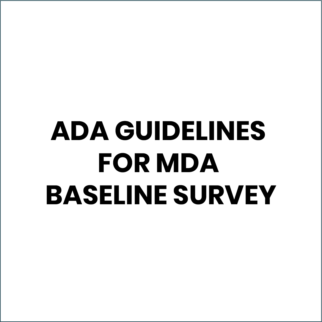 ada guidelines for mda