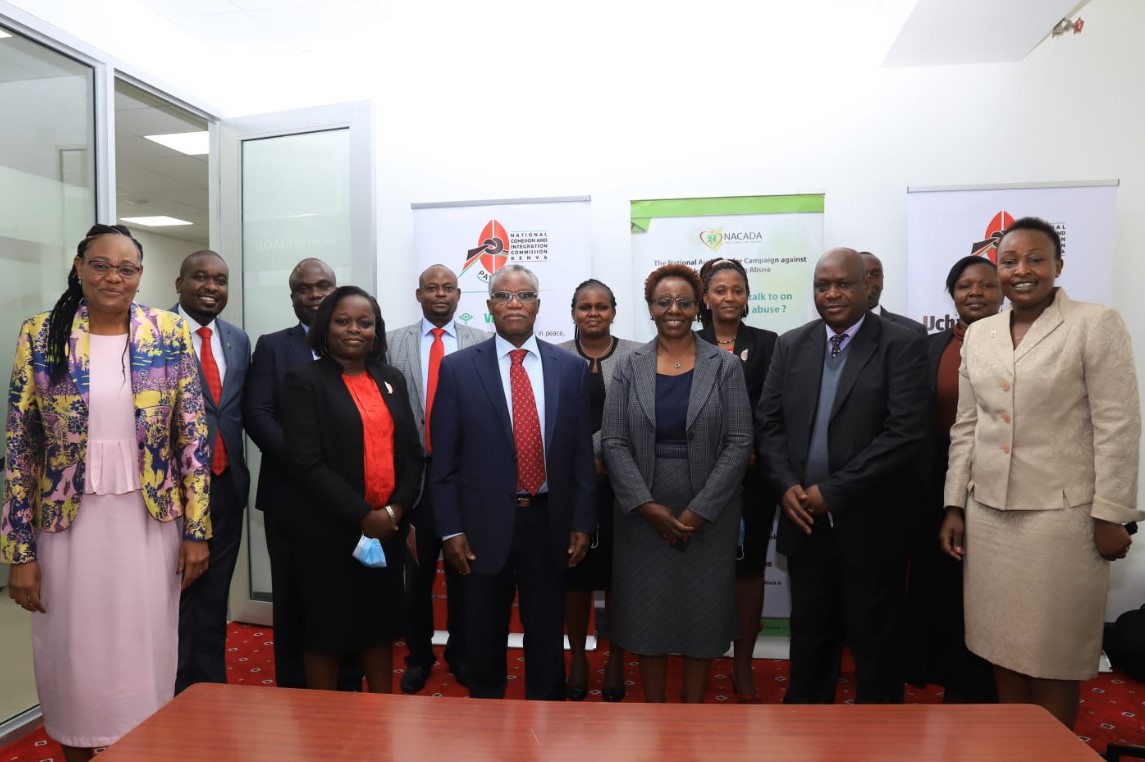 NCIC Chair Rev. Dr. Samuel Kobia with NACADA Board